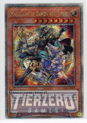 LEDE-EN000 - Magicians of Bonds and Unity - Quarter Century Secret Rare - Legacy of Destruction