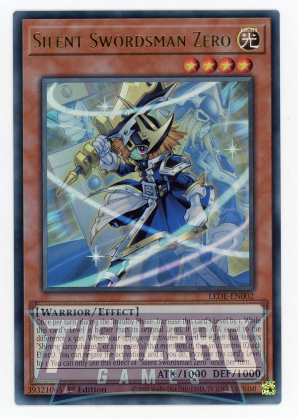 LEDE-EN002 - Silent Swordsman Zero - Ultra Rare - Effect Monster - Legacy of Destruction