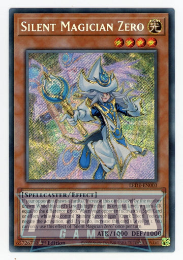 LEDE-EN003 - Silent Magician Zero - Secret Rare - Legacy of Destruction