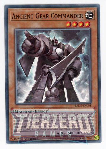LEDE-EN008 - Ancient Gear Commander - Common - Legacy of Destruction
