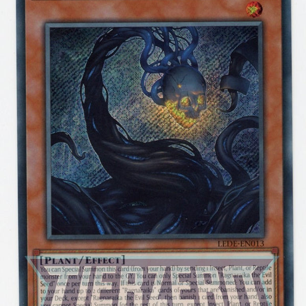 yugioh card com banlist LEDE-EN013 - Ragnaraika the Evil Seed - Secret Rare