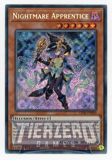 LEDE-EN029 - Nightmare Apprentice - Secret Rare - Legacy of Destruction