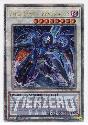 LEDE-EN041 - Gold Pride - Eliminator - Quarter Century Secret Rare - Legacy of Destruction