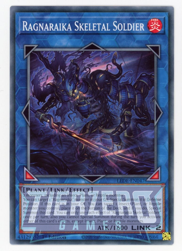 LEDE-EN047 - Ragnaraika Skeletal Soldier - Common - Effect Link Monster - Legacy of Destruction