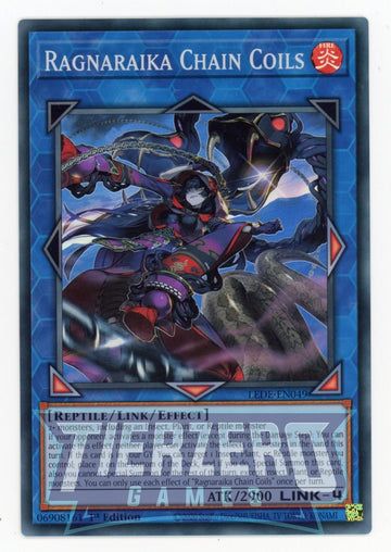 LEDE-EN049 - Ragnaraika Chain Coils - Super Rare - Legacy of Destruction