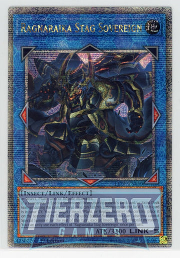 LEDE-EN050 - Ragnaraika Stag Sovereign - Quarter Century Secret Rare - Legacy of Destruction