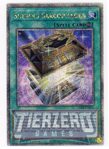LEDE-EN051 - Shining Sarcophagus - Quarter Century Secret Rare - Legacy of Destruction