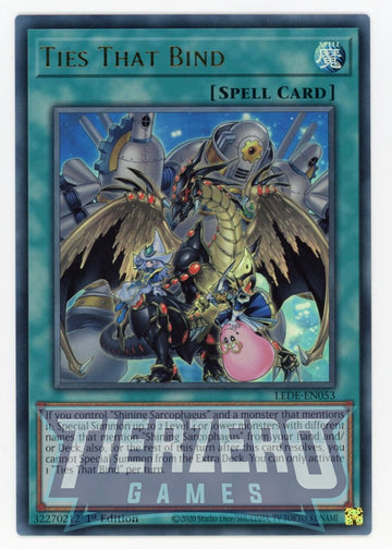 LEDE-EN053 - Ties That Bind - Ultra Rare - Legacy of Destruction