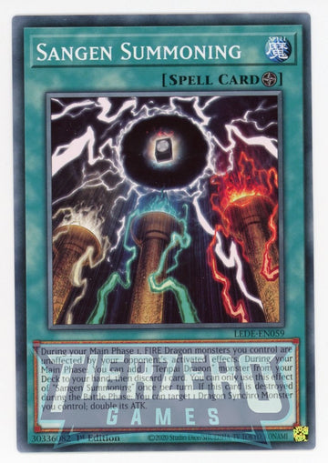 LEDE-EN059 - Sangen Summoning - Common - Legacy of Destruction