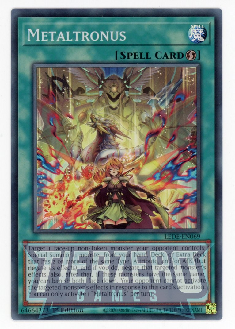 LEDE-EN069 - Metaltronus - Super Rare - Quick-Play Spell - Legacy of Destruction