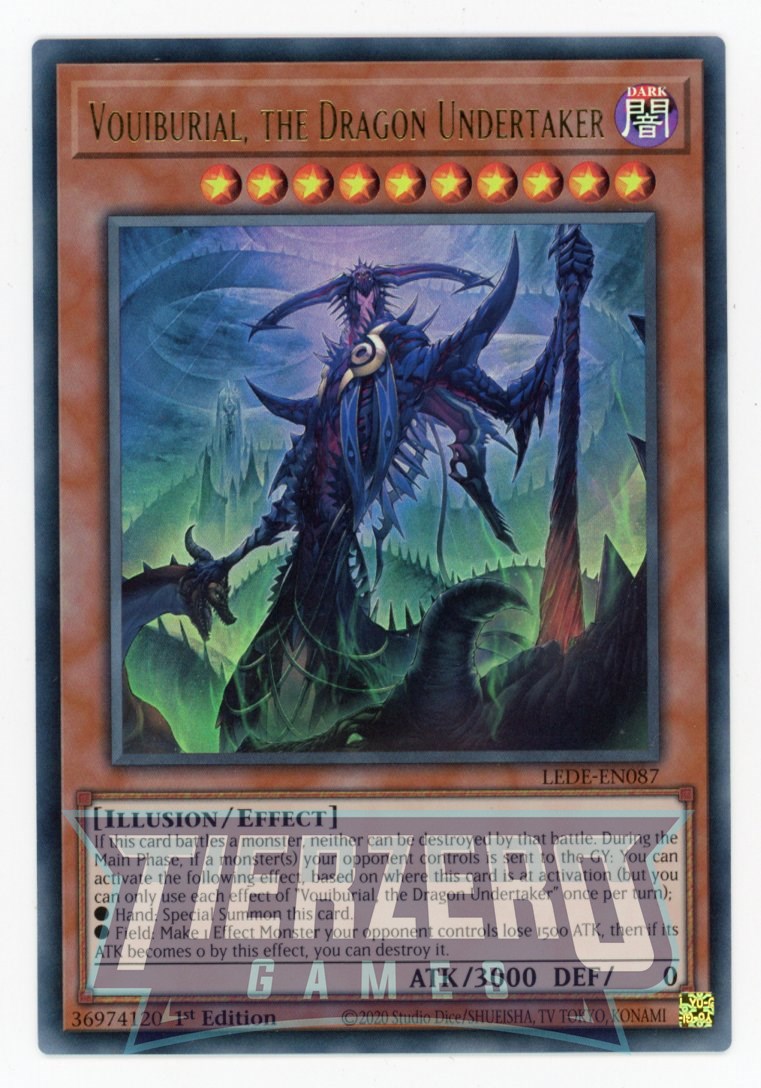 LEDE-EN087 - Vouiburial, the Dragon Undertaker - Ultra Rare - Effect Monster - Legacy of Destruction