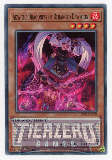 LEDE-EN088 - Aiza the Dragoness of Deranged Devotion - Common - Legacy of Destruction