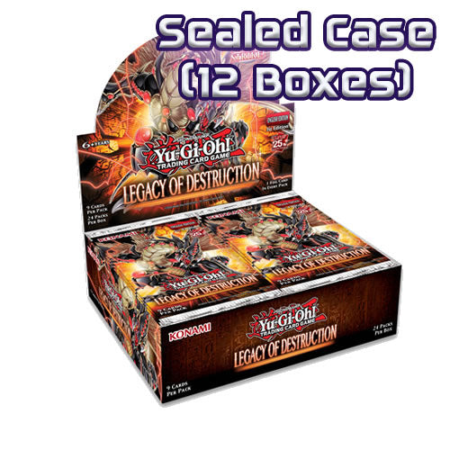 Yugioh Legacy of Destruction Box x12 Sealed Case - PRE-ORDER