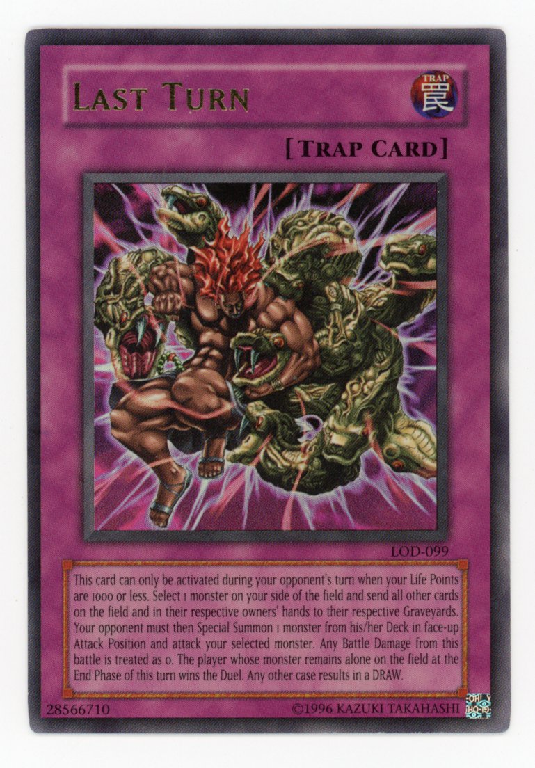LOD-099 - Last Turn - Ultra Rare - Legacy of Darkness VLP