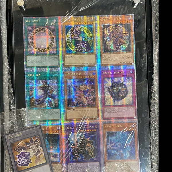 yugioh card sheet Yugioh OCG 25th Anniversary Unity And Bonds Uncut Sheet Korean Lottery