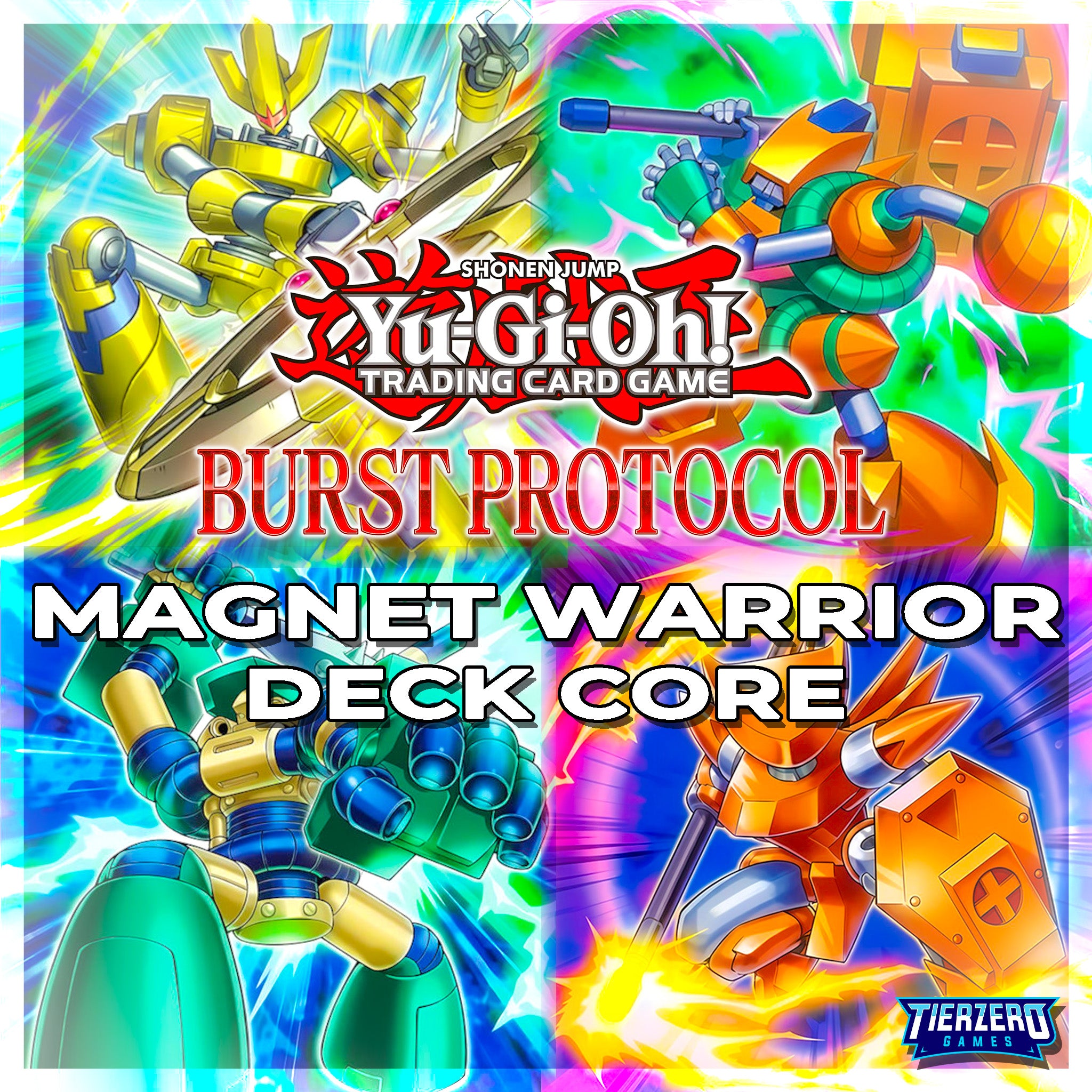 Yugioh Magnet Warrior Deck Core 18 Cards - Burst Protocol - BPRO