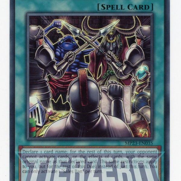 Yu Gi Oh Ita mp23-it035 Super Rare Prohibitory By Sold Sales Ban