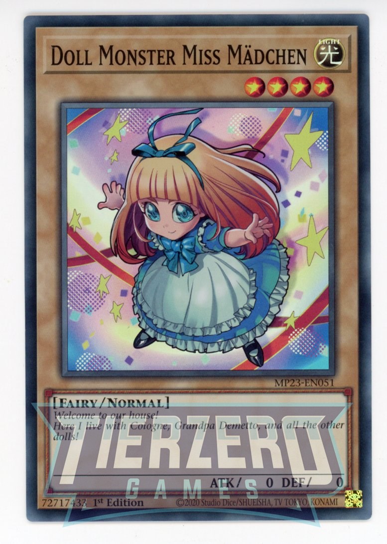 MP23-EN051 - Doll Monster Miss Mädchen - Super Rare - Normal Monster - 25th Anniversary Duelist Heroes Tin