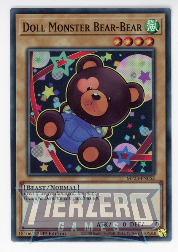 MP23-EN052 - Doll Monster Bear-Bear - Super Rare - Normal Monster - 25th Anniversary Duelist Heroes Tin