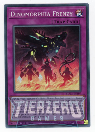 MP23-EN107 - Dinomorphia Frenzy - Super Rare - 25th Anniversary Tin: Dueling Heroes Mega Pack