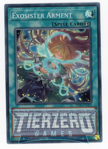 MP23-EN261 - Exosister Arment - Super Rare - 25th Anniversary Tin: Dueling Heroes Mega Pack