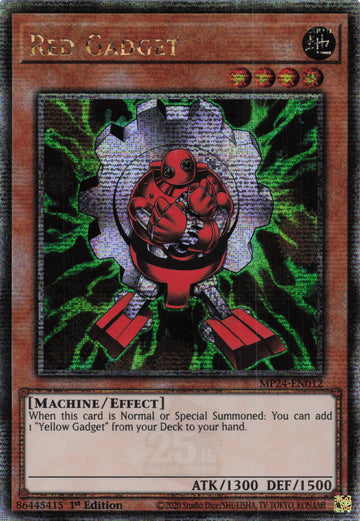 MP24-EN012 - Red Gadget - Quarter Century Secret Rare - 25th Anniversary Tin: Dueling Mirrors