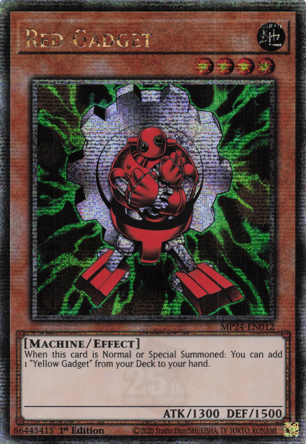 MP24-EN012 - Red Gadget - Quarter Century Secret Rare - - MP24