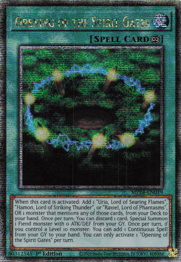 MP24-EN019 - Opening of the Spirit Gates - Quarter Century Secret Rare - 25th Anniversary Tin: Dueling Mirrors