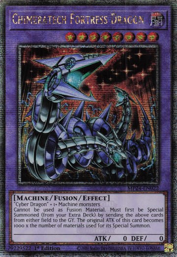 MP24-EN022 - Chimeratech Fortress Dragon - Quarter Century Secret Rare - 25th Anniversary Tin: Dueling Mirrors