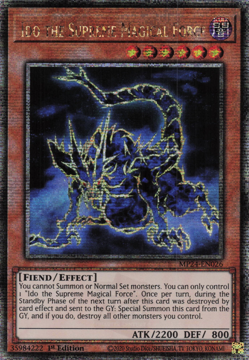 MP24-EN026 - Ido the Supreme Magician Force - Quarter Century Secret Rare - - MP24