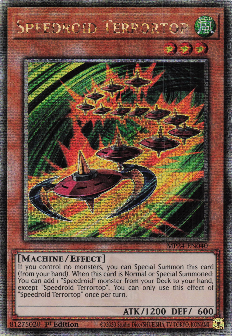 MP24-EN040 - Speedroid Terrortop - Quarter Century Secret Rare - - MP24