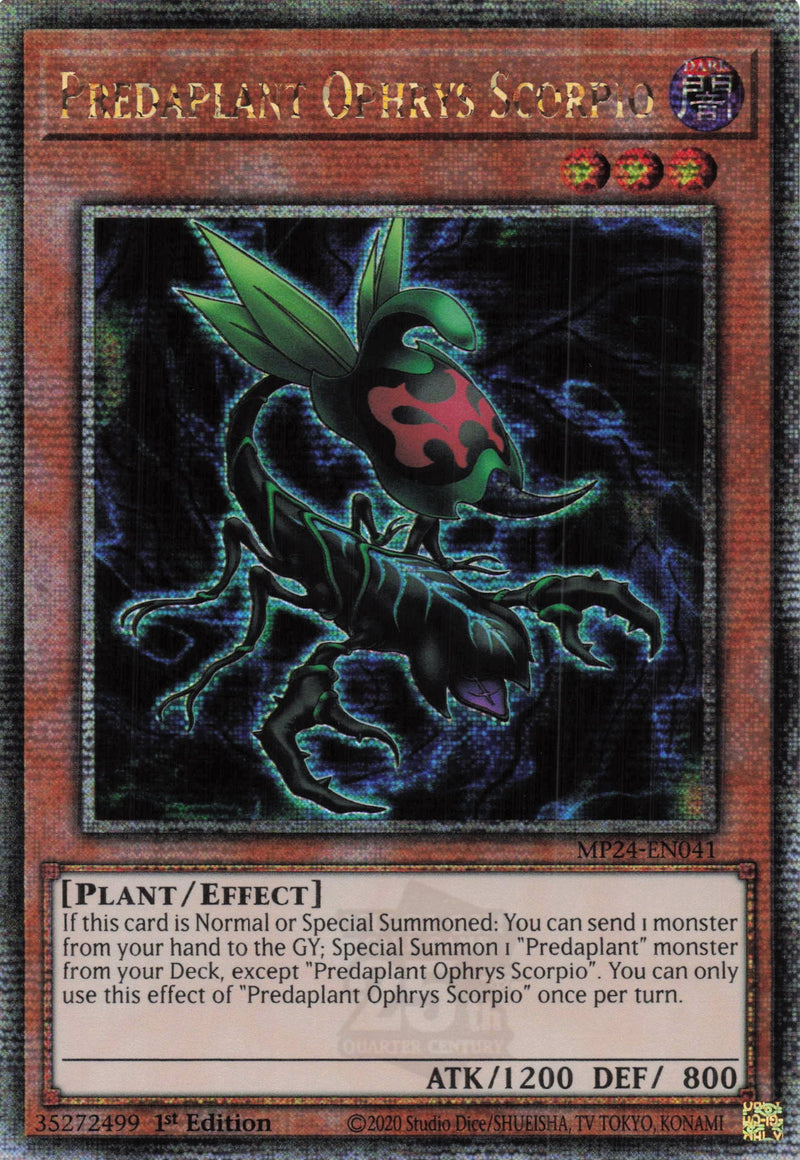 MP24-EN041 - Predaplant Ophrys Scorpio - Quarter Century Secret Rare - - MP24