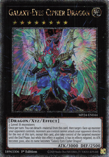 MP24-EN044 - Galaxy-Eyes Cipher Dragon - Quarter Century Secret Rare - 25th Anniversary Tin: Dueling Mirrors
