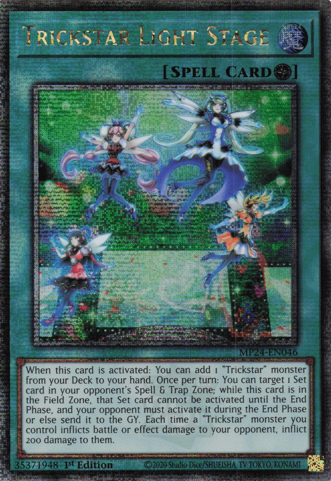 MP24-EN046 - Trickstar Light Stage - Quarter Century Secret Rare - - MP24