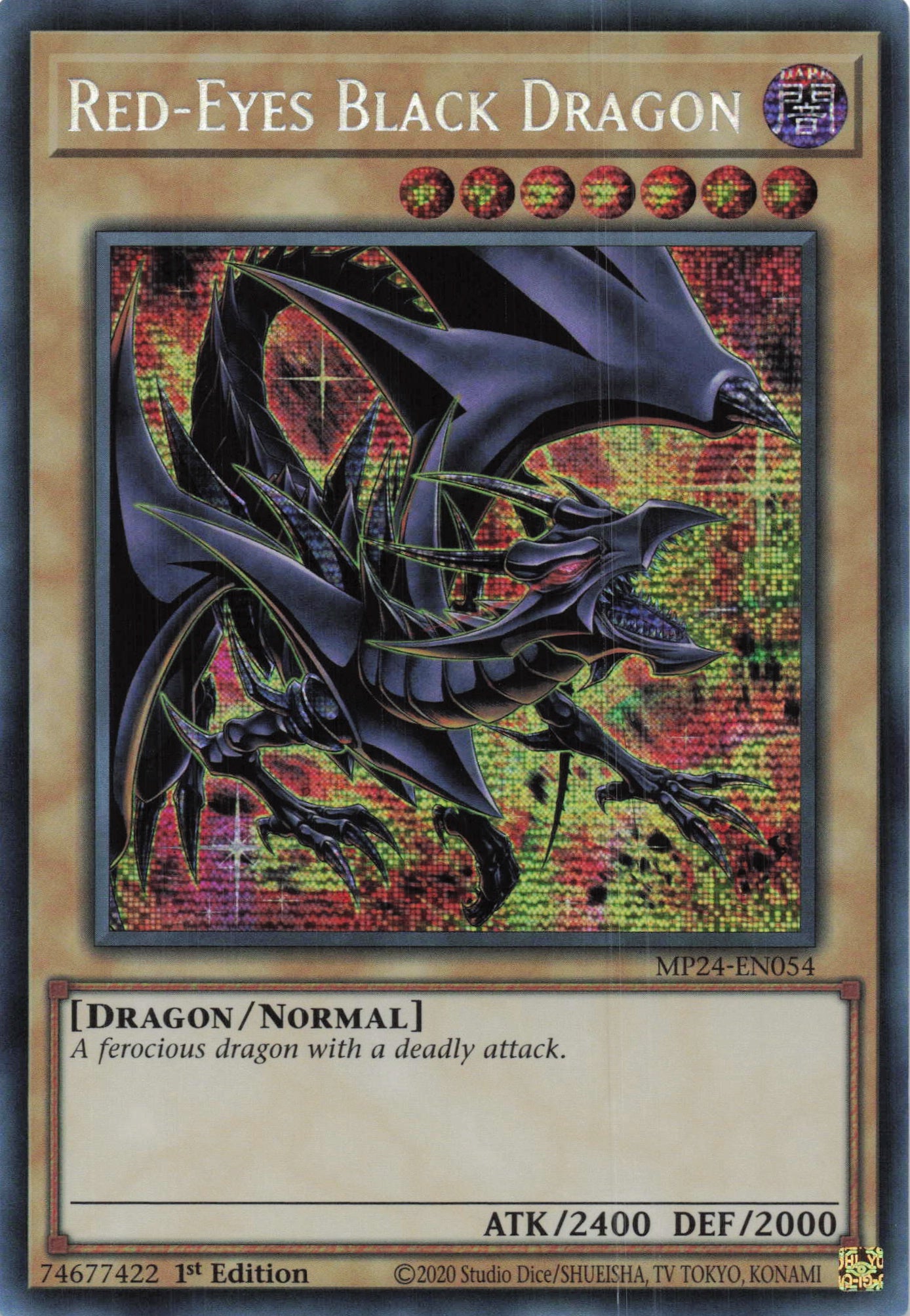 MP24-EN054 - Red-Eyes Black Dragon - Secret Rare - - MP24