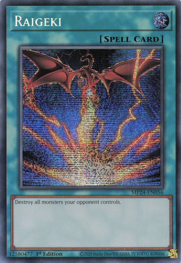 MP24-EN056 - Raigeki (Alternate Art) - Secret Rare - 25th Anniversary Tin: Dueling Mirrors