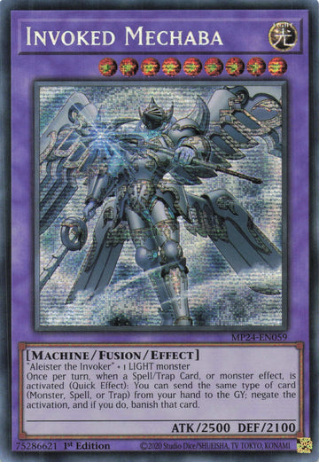 MP24-EN059 - Invoked Mechaba (Alternate Art) - Secret Rare - 25th Anniversary Tin: Dueling Mirrors