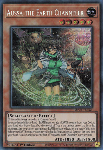 MP24-EN061 - Aussa the Earth Channeler - Secret Rare - 25th Anniversary Tin: Dueling Mirrors
