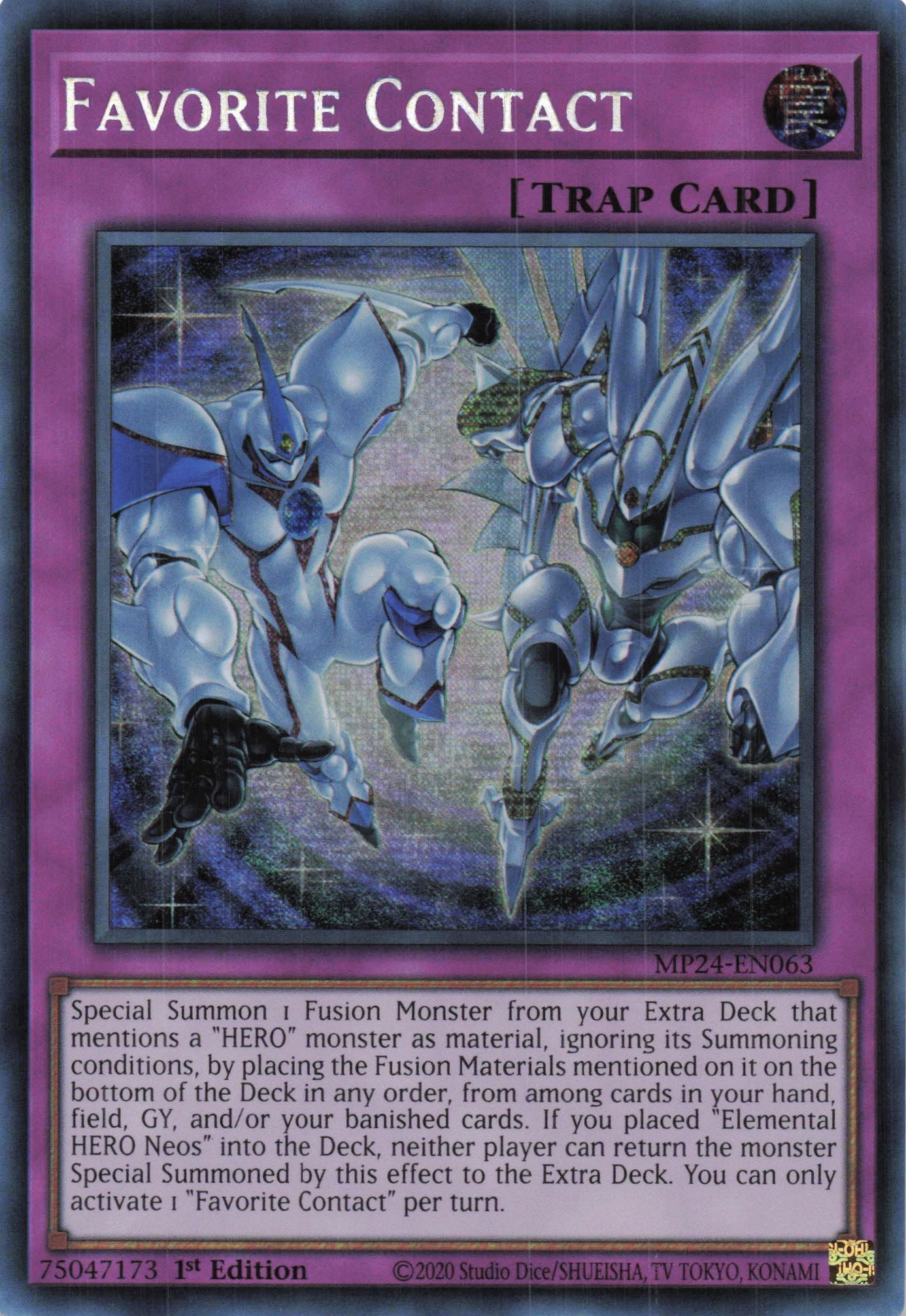 MP24-EN063 - Favorite Contact - Secret Rare - - MP24