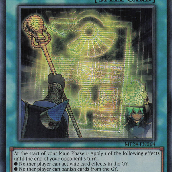MP24-EN064 - Gravekeeper's Inscription - Secret Rare