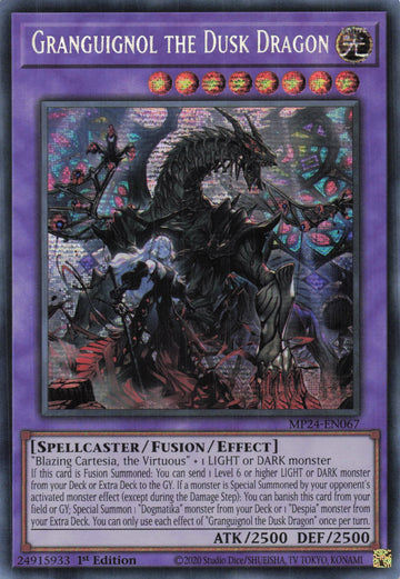 MP24-EN067 - Granguignol the Dusk Dragon - Secret Rare - 25th Anniversary Tin: Dueling Mirrors