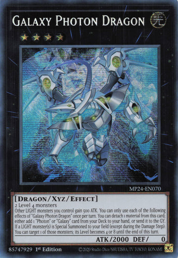 MP24-EN070 - Galaxy Photon Dragon - Secret Rare - 25th Anniversary Tin: Dueling Mirrors
