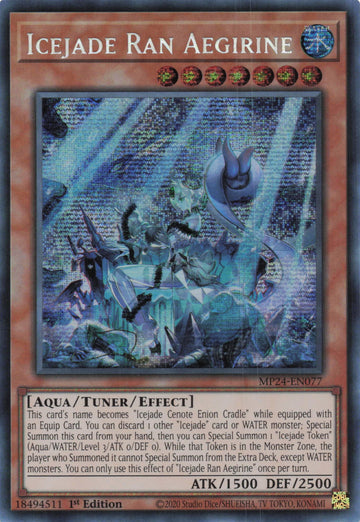 MP24-EN077 - Icejade Ran Aegirine - Secret Rare - 25th Anniversary Tin: Dueling Mirrors