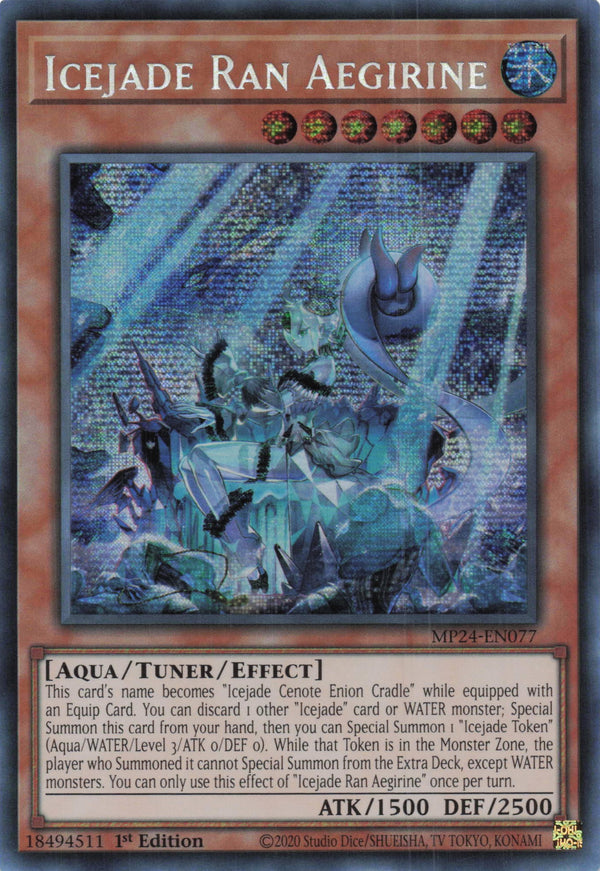 MP24-EN077 - Icejade Ran Aegirine - Secret Rare - - MP24