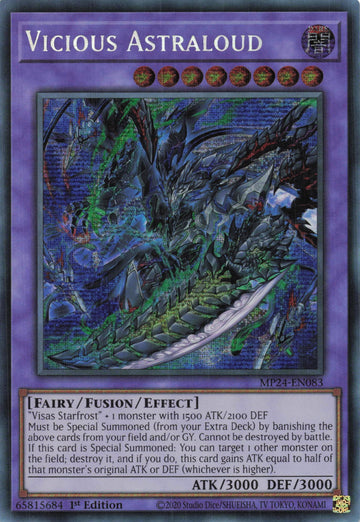 MP24-EN083 - Vicious Astraloud - Secret Rare - 25th Anniversary Tin: Dueling Mirrors