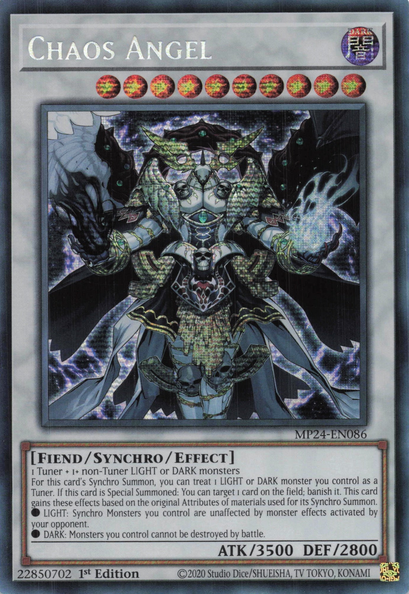 MP24-EN086 - Chaos Angel - Secret Rare - 25th Anniversary Tin: Dueling