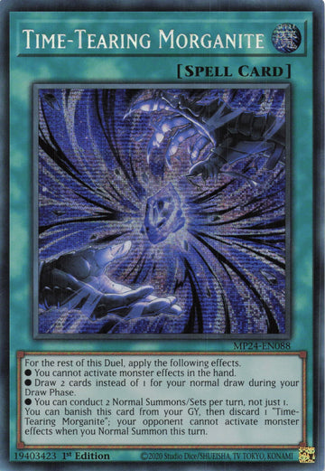 MP24-EN088 - Time-Tearing Morganite - Secret Rare - 25th Anniversary Tin: Dueling Mirrors