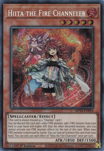 MP24-EN094 - Hiita the Fire Channeler - Secret Rare - 25th Anniversary Tin: Dueling Mirrors