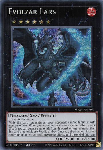 MP24-EN099 - Evolzar Lars - Secret Rare - 25th Anniversary Tin: Dueling Mirrors
