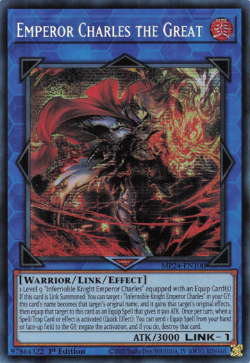 MP24-EN100 - Emperor Charles the Great - Secret Rare - 25th Anniversary Tin: Dueling Mirrors